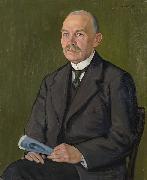 Aleksander Uurits Portrait of K E Soot oil painting artist